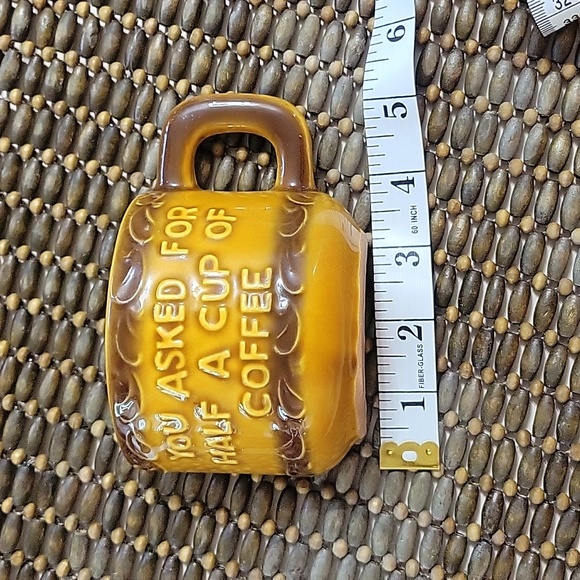Vintage half cup of coffee mug - Picture 6 of 6
